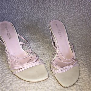 Kenneth Cole pink strappy sandals